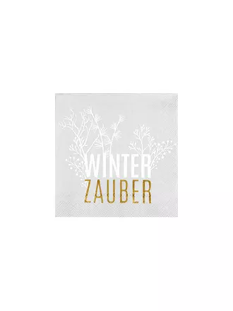 RAEDER | Weihnachts-Servietten 25x25cm WINTERZAUBER | 